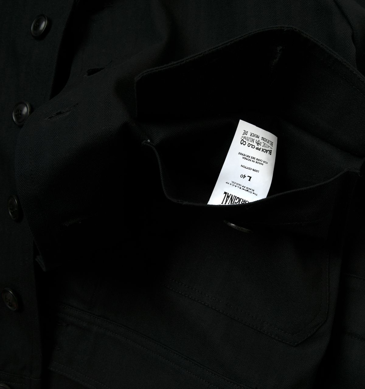 블랙피피(BLACKPP) BLACK PP CCC Jacket (herringbone cotton)