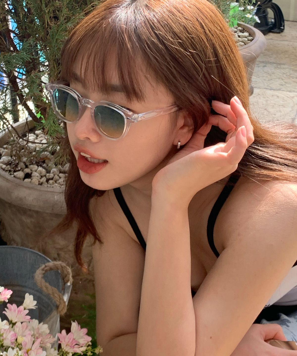 앰버옵티컬(AMBEROPTICAL) 레토 47 클리어 커스텀 틴트