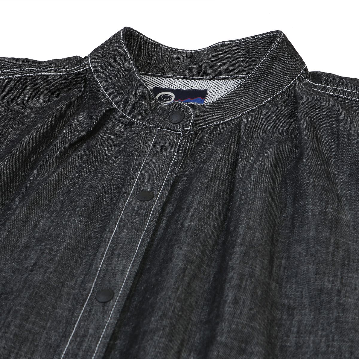 펜필드(PENFIELD) DENIM TWO TUCK SHIRT DRESS BLACK_FP2KS30F