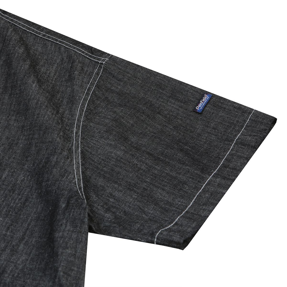 펜필드(PENFIELD) DENIM TWO TUCK SHIRT DRESS BLACK_FP2KS30F