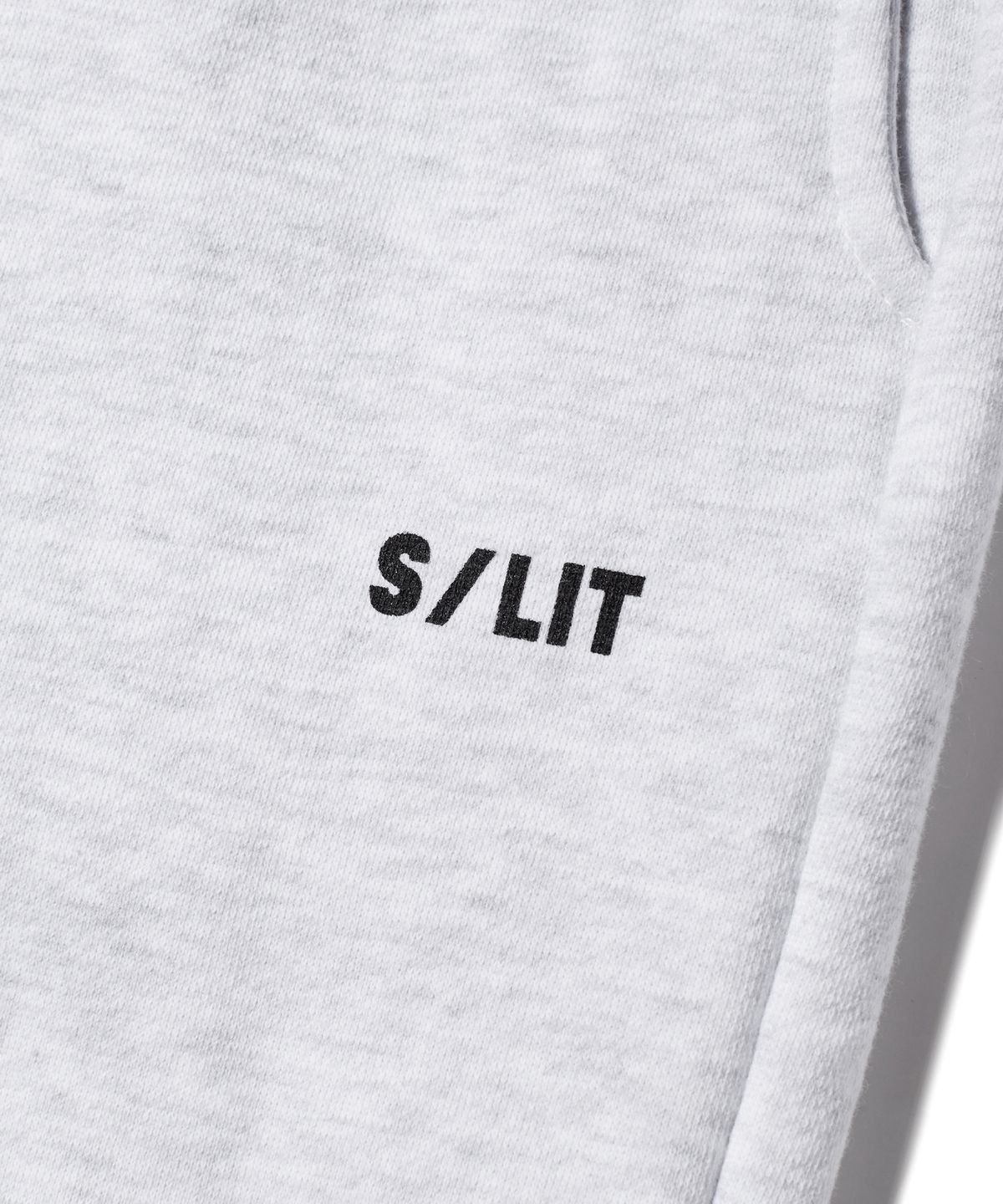 에스릿 스튜디오(SLIT STUDIO) 스테디 스웨트 조거팬츠 화이트 멜란지