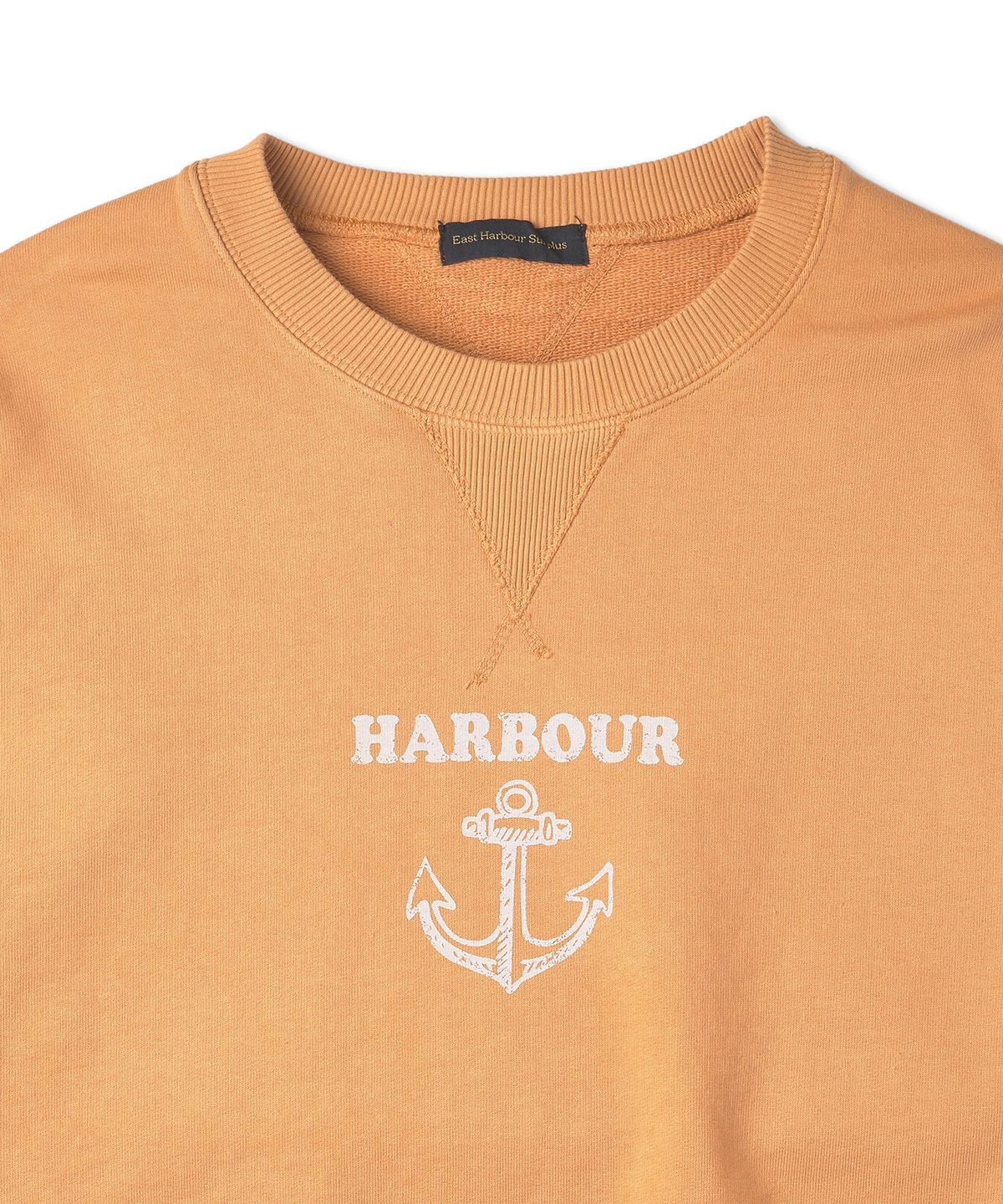 이스트 하버 서플러스(EAST HARBOUR SURPLUS) 비버 워시드 스웻셔츠 - 오렌지