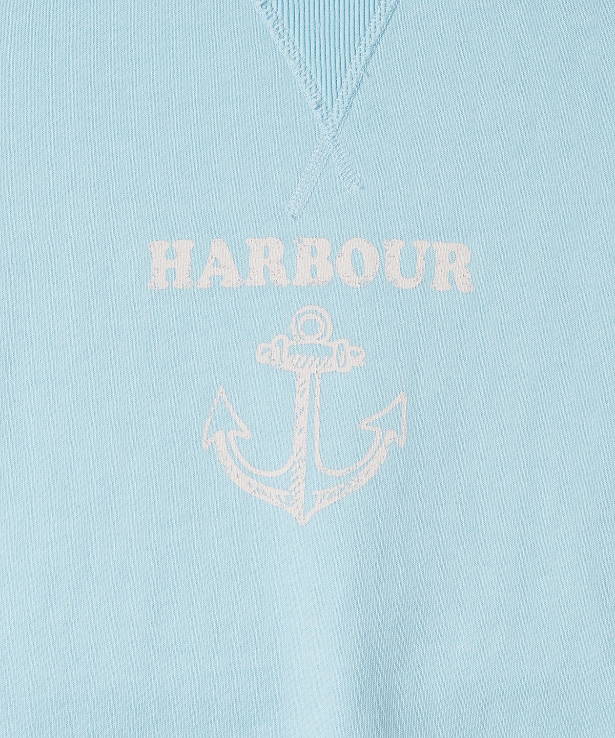 이스트 하버 서플러스(EAST HARBOUR SURPLUS) 비버 워시드 스웻셔츠 - 스카이블루