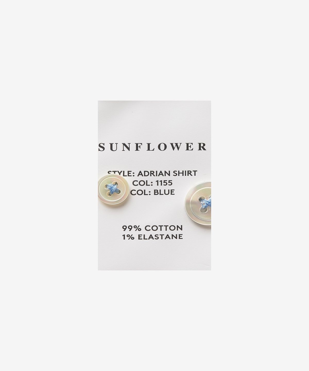 선플라워(SUNFLOWER) 아드리안 셔츠 - 블루 / 1155205
