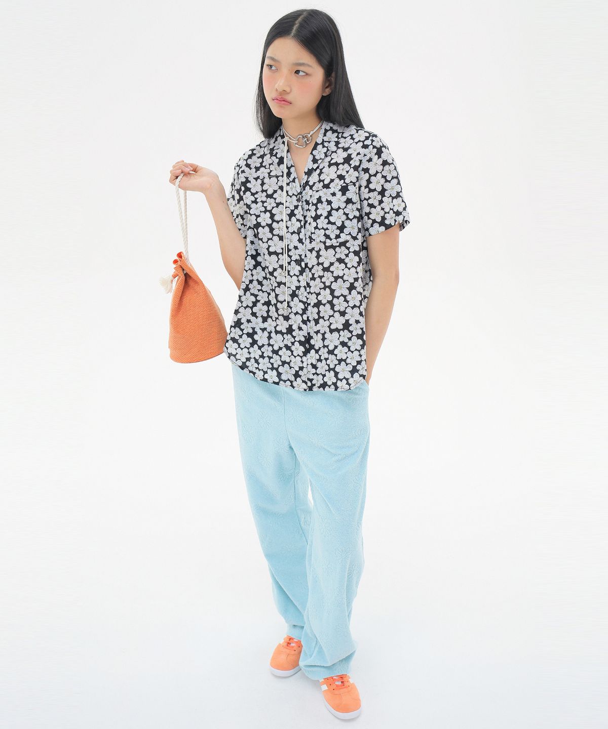 준준스페이스(JUNEJUNE SPACE) String Bucket Bag_Orange(스트링 버킷백_오렌지)