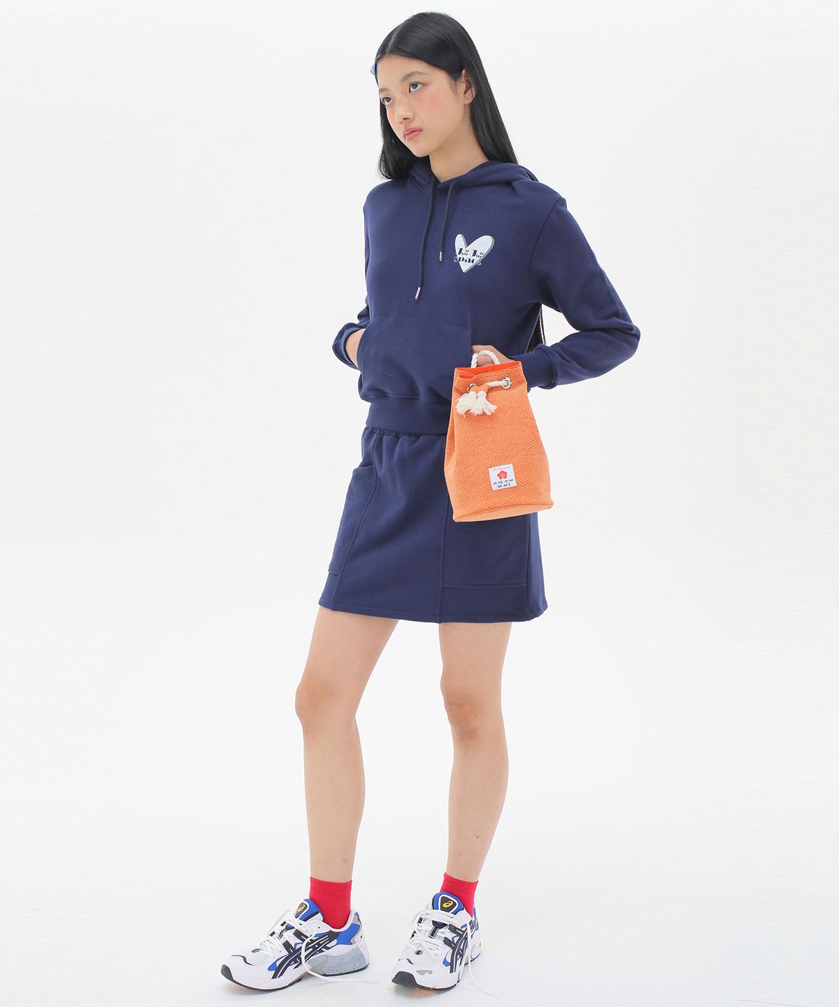 준준스페이스(JUNEJUNE SPACE) String Bucket Bag_Orange(스트링 버킷백_오렌지)