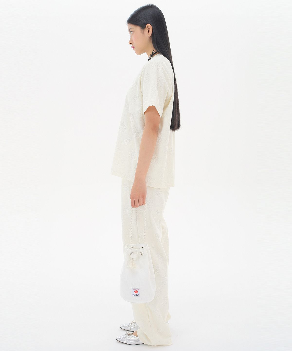준준스페이스(JUNEJUNE SPACE) String Bucket Bag_Ivory(스트링 버킷백_아이보리)