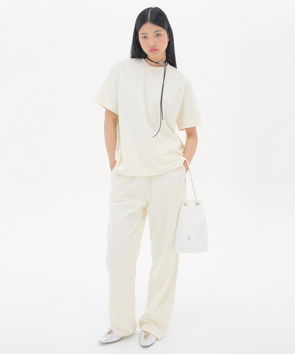준준스페이스(JUNEJUNE SPACE) String Bucket Bag_Ivory(스트링 버킷백_아이보리)
