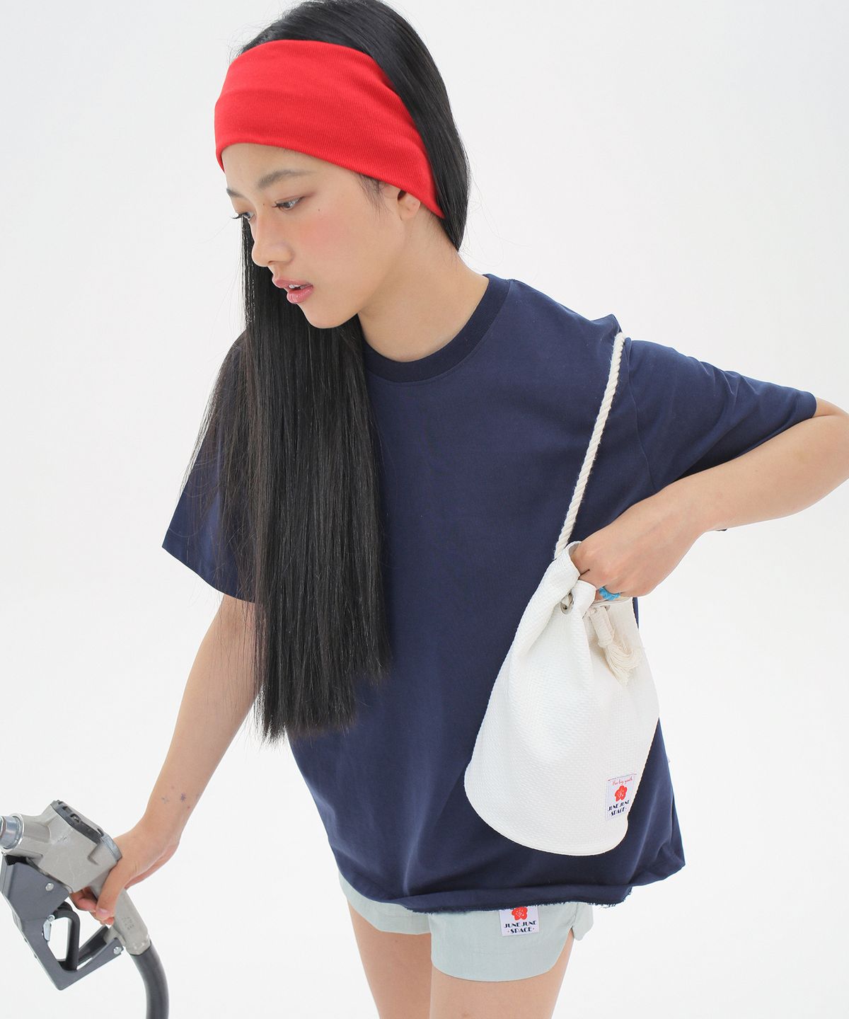 준준스페이스(JUNEJUNE SPACE) String Bucket Bag_Ivory(스트링 버킷백_아이보리)