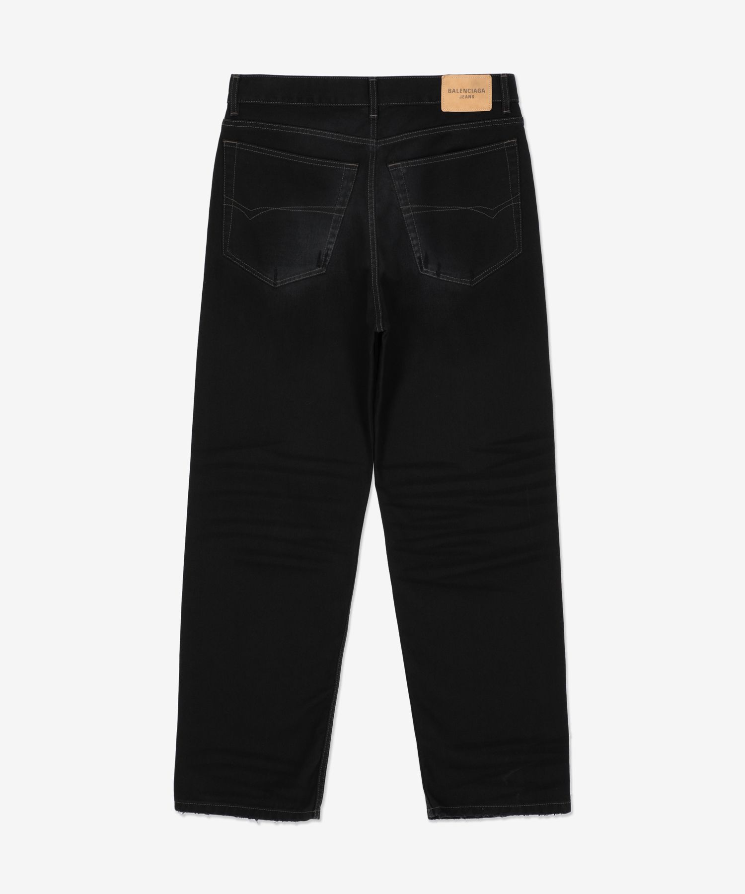 MUSINSA | BALENCIAGA Men's Loose Fit Denim Pants - Black