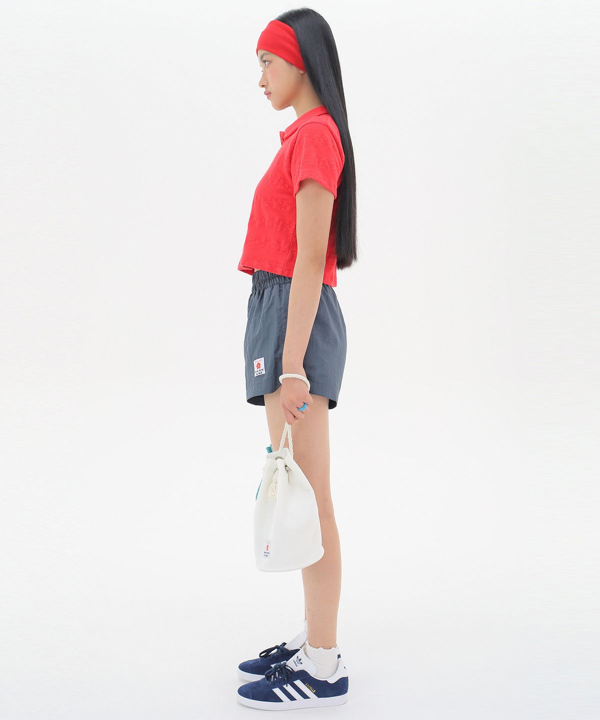 준준스페이스(JUNEJUNE SPACE) Crop PK T-shirts_Red(크롭 피케이 티셔츠_레드)