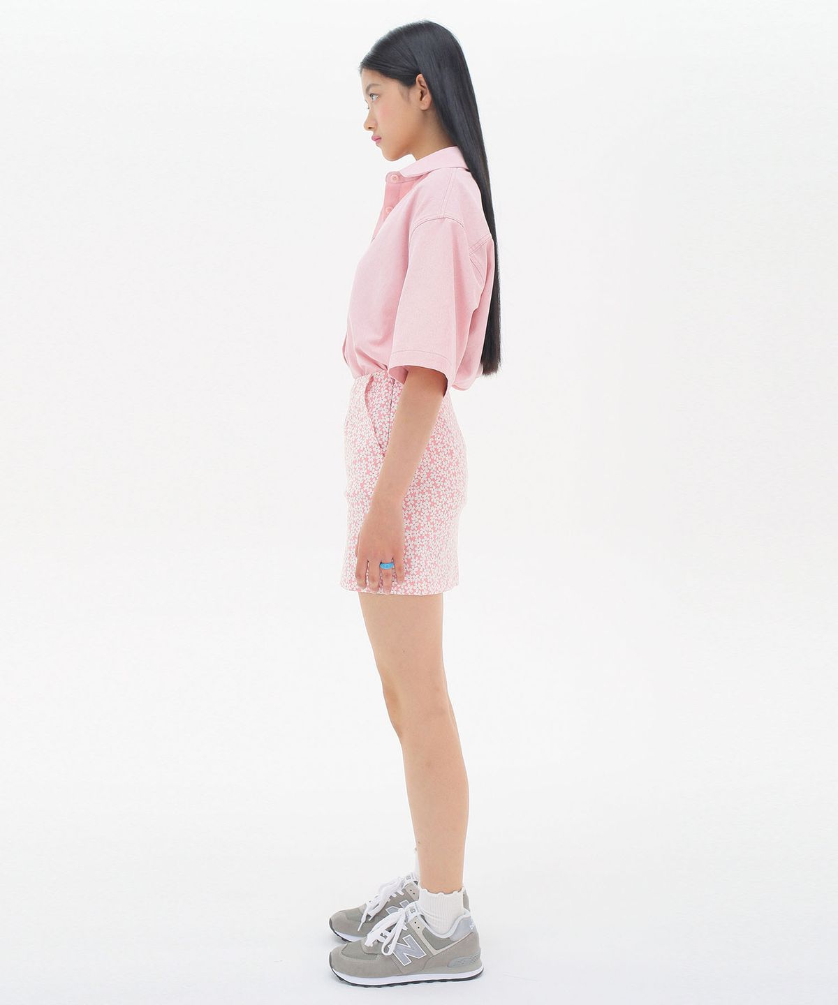 준준스페이스(JUNEJUNE SPACE) Blossom Mini Skirt_Pink(블러썸 미니 스커트_핑크)