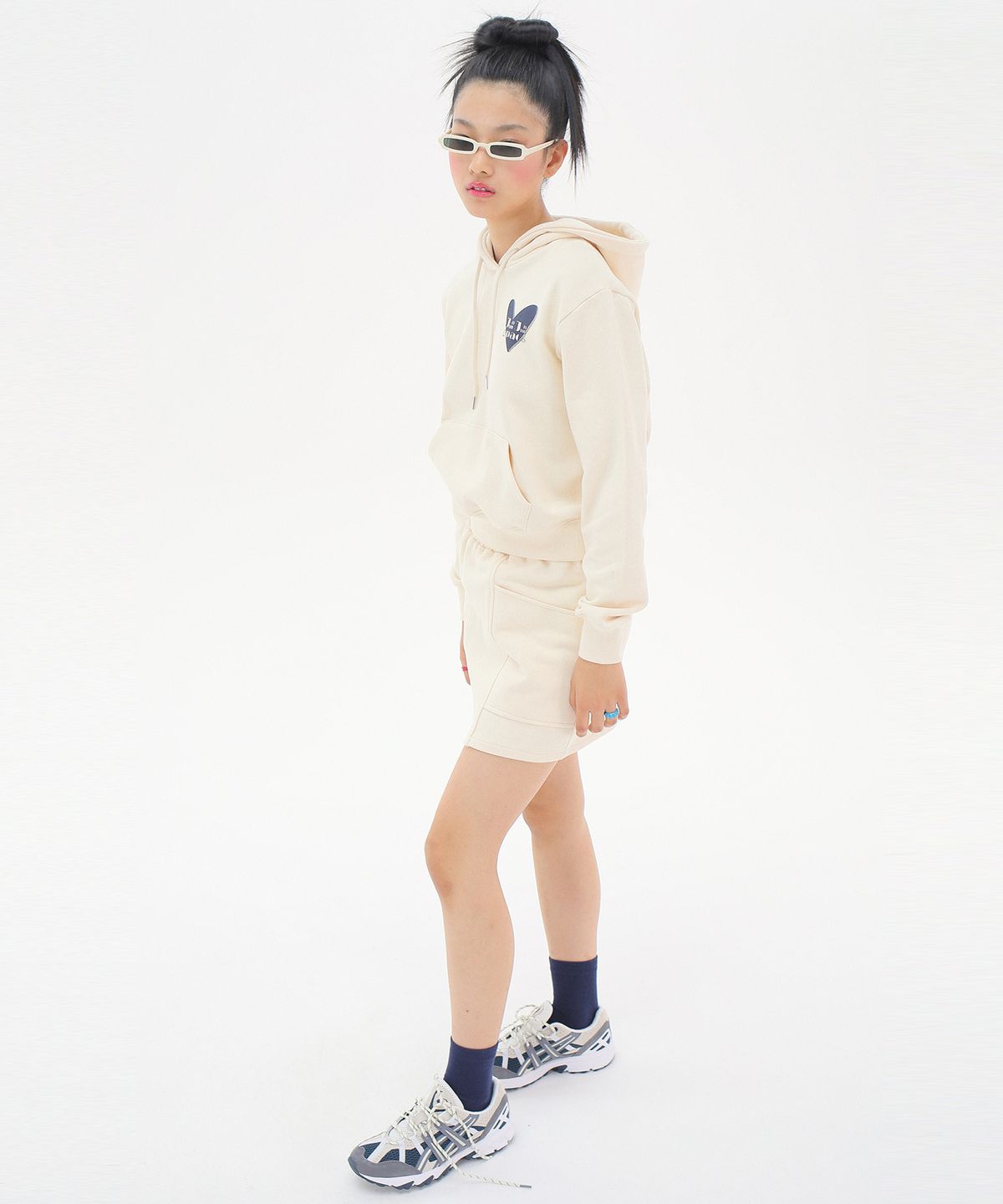 준준스페이스(JUNEJUNE SPACE) Sweat Mini Skirt_Cream(스웻 미니 스커트_크림)