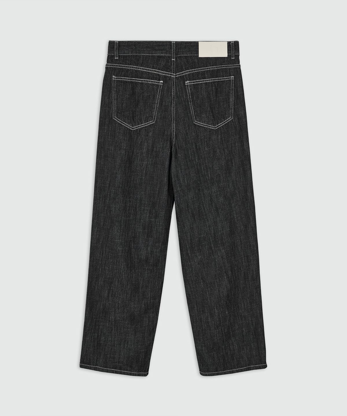 데케트(DECET) [여름원단]2Pleats Wide Jeans DCPT005RawBlack