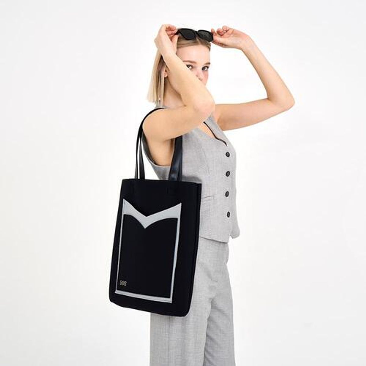 수인(SUIN) 3pocket ecobag- black
