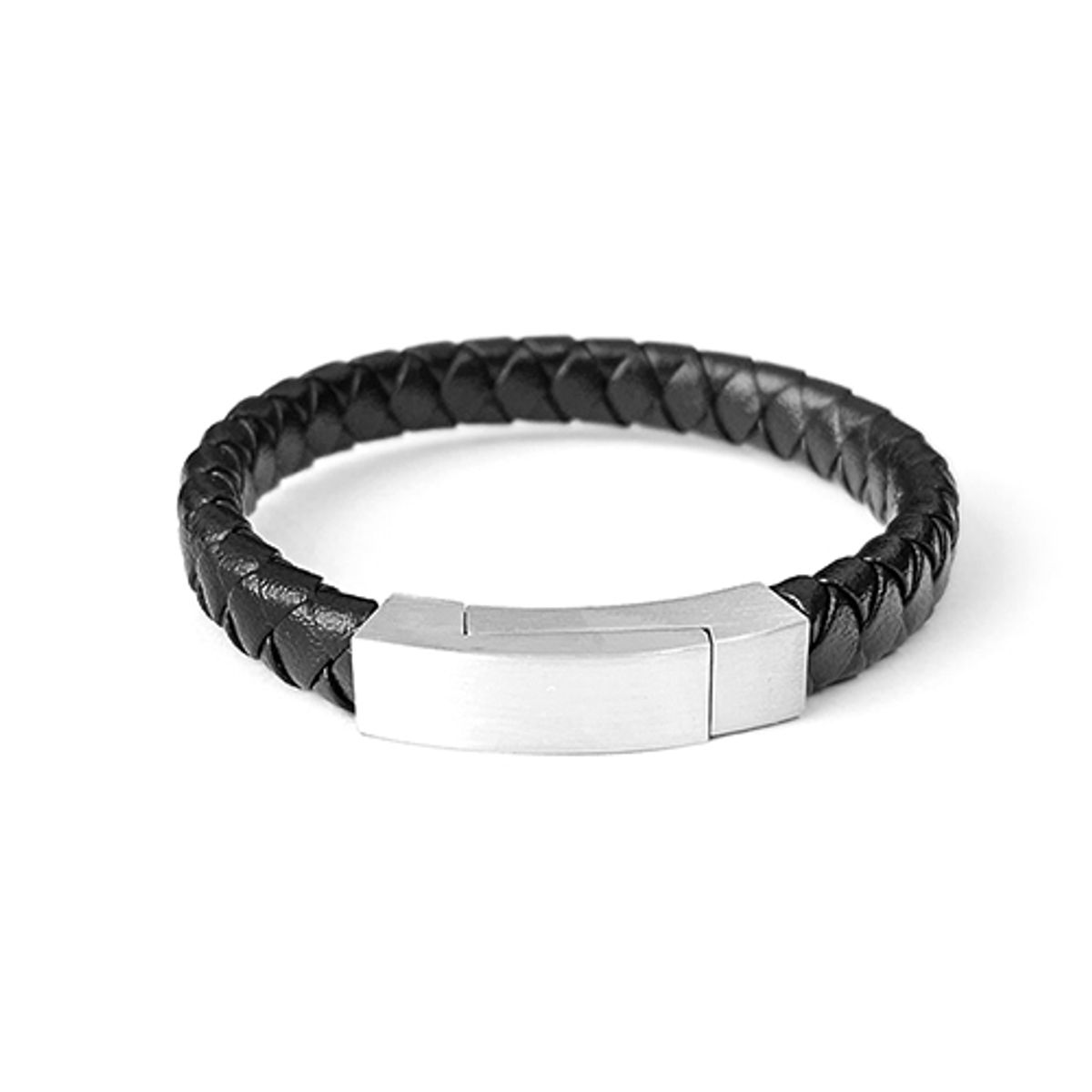 마크-4(MARK-4) LEATHER  BRACELET (LATTICE CLASP)
