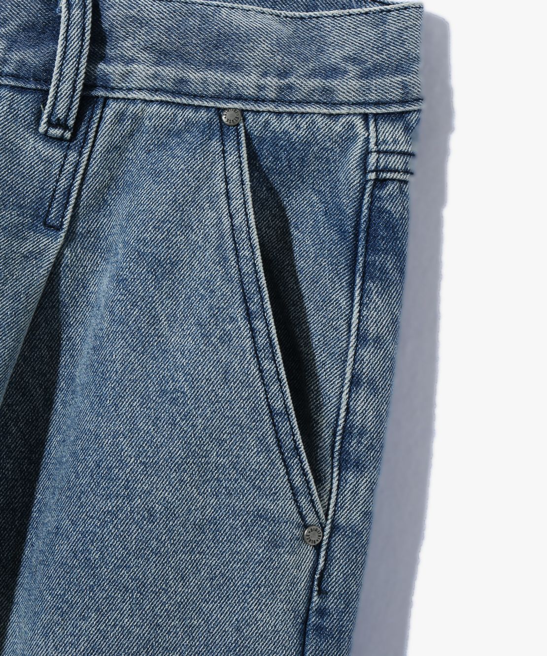 MUSINSA | DIMITRI BLACK Bio-Washing Carpenter Bermuda Denim