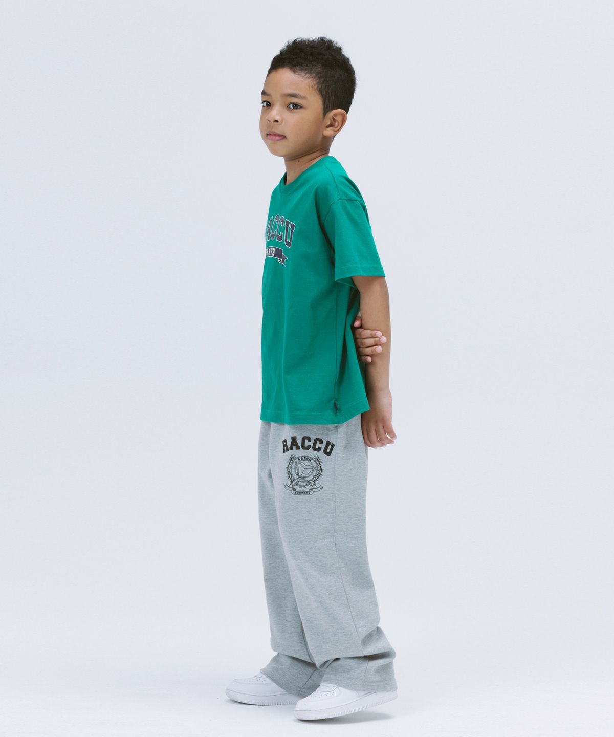 테이크이지 키즈(TAKEASY KIDS) 월계수 와이드 팬츠(멜란지그레이)