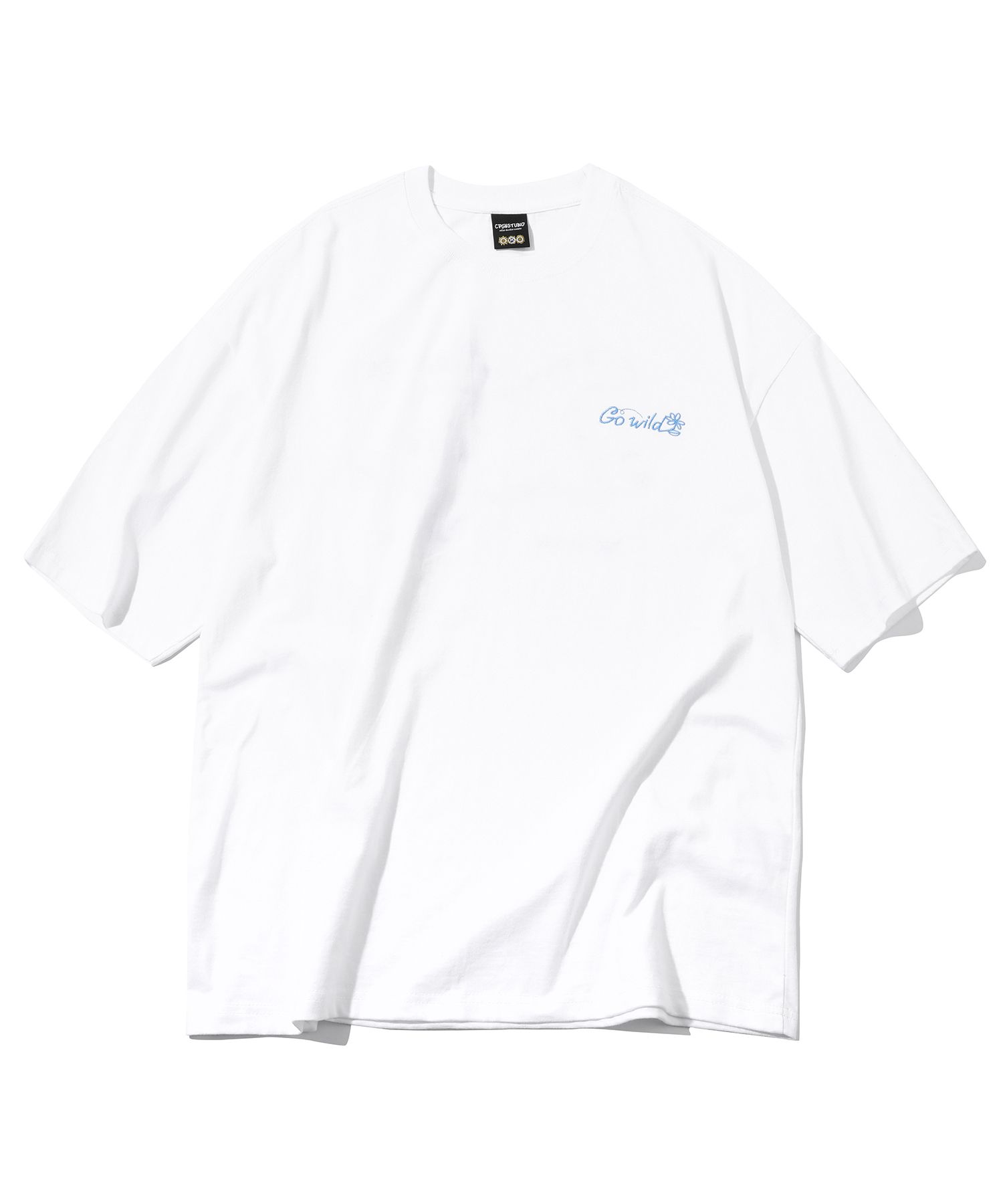 【CPGN STUDIO】Wild Cat Embroidery Short Sleeve T-shirt MUSINSA | CPGN STUDIO Wild Cat Embroidered Short Sleeve Tee