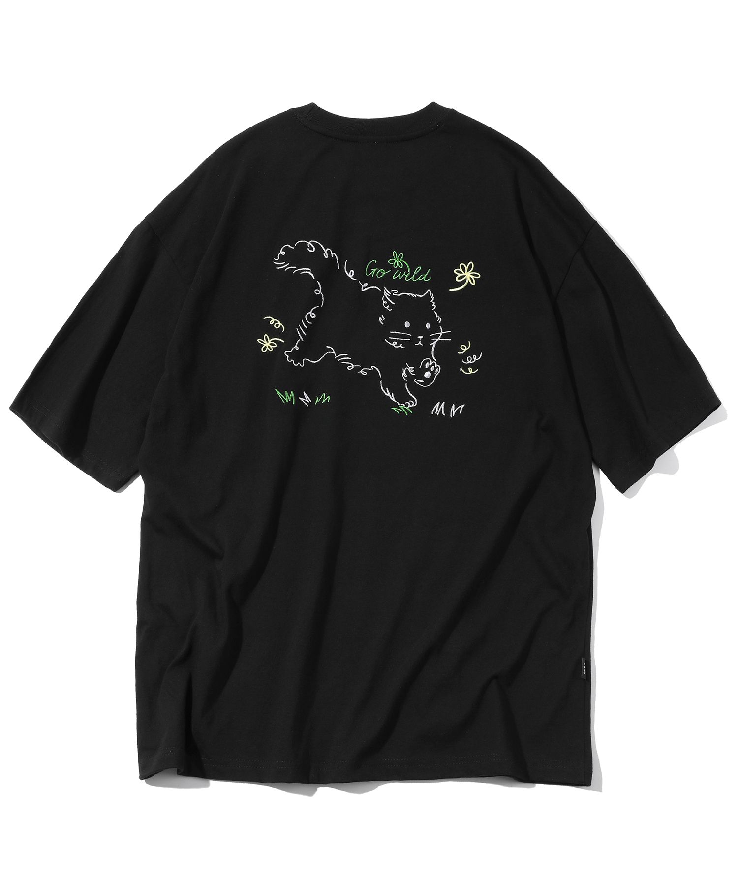 MUSINSA | CPGN STUDIO Wild Cat Embroidered Short Sleeve Tee