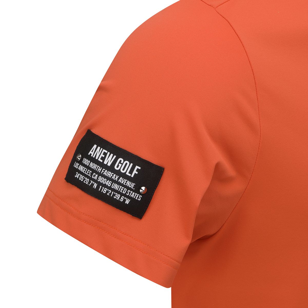 어뉴골프(ANEW GOLF) MEN NECK JACQUARD LOGO SHORT T-SHIRT_OR