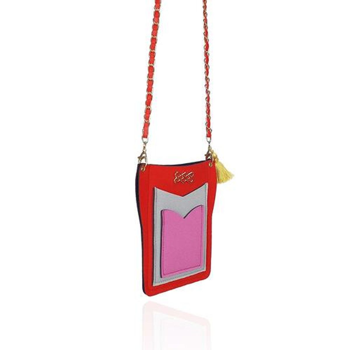 수인(SUIN) 3pocket cellphonbag- red