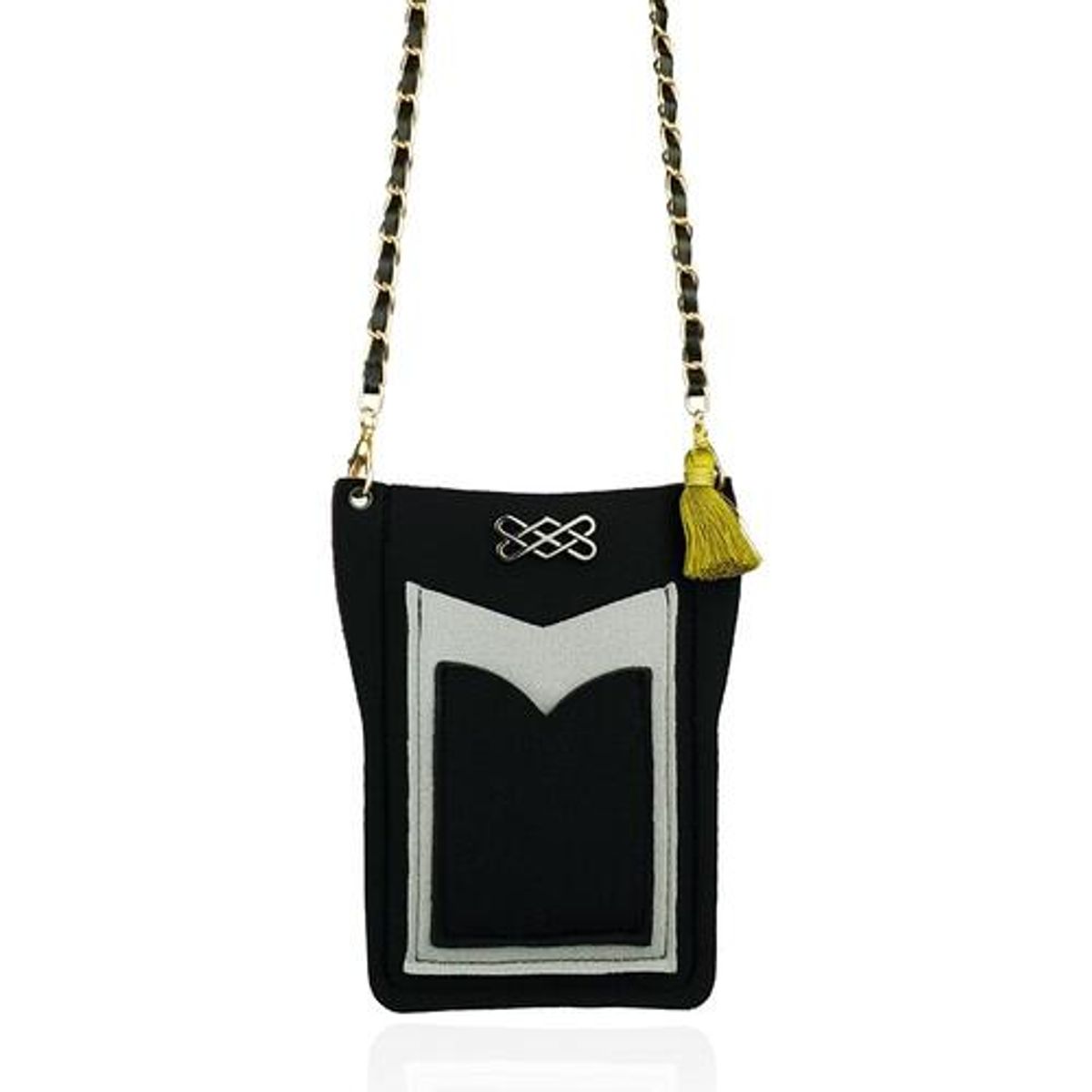 수인(SUIN) 3pocket cellphonbag- black