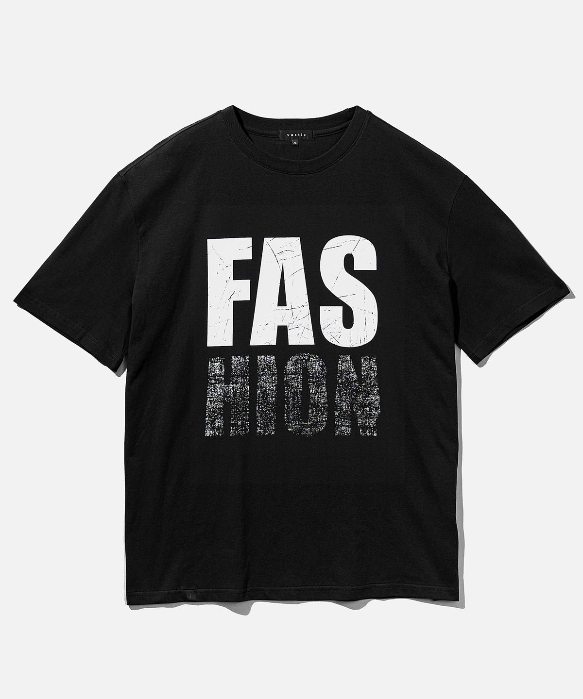 바스틱(VASTIC) FAS 스크레치 티셔츠_블랙