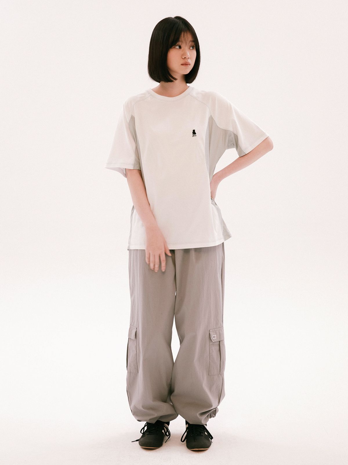 예일(YALE) MIXED SPORT TEE WHITE
