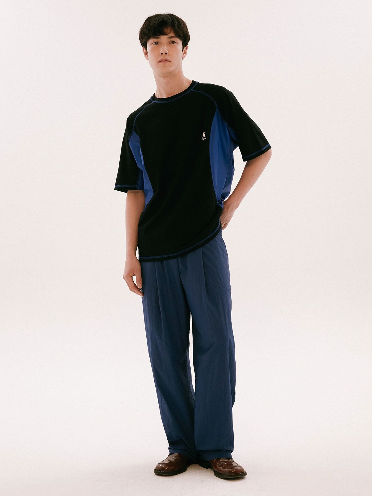 예일(YALE) MIXED SPORT TEE BLACK