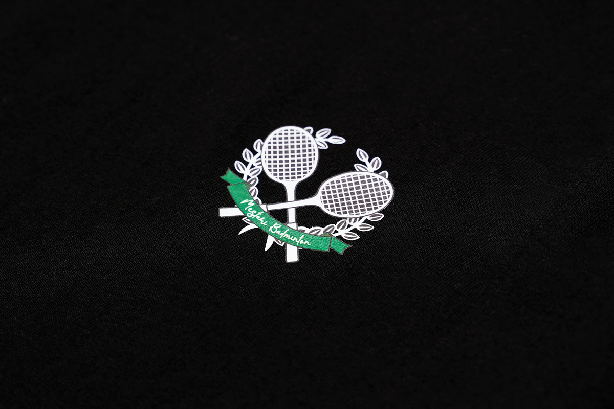 메스타리(MESTARI) 배드민턴 RACKET CROP 크롭티 CT3009 블랙