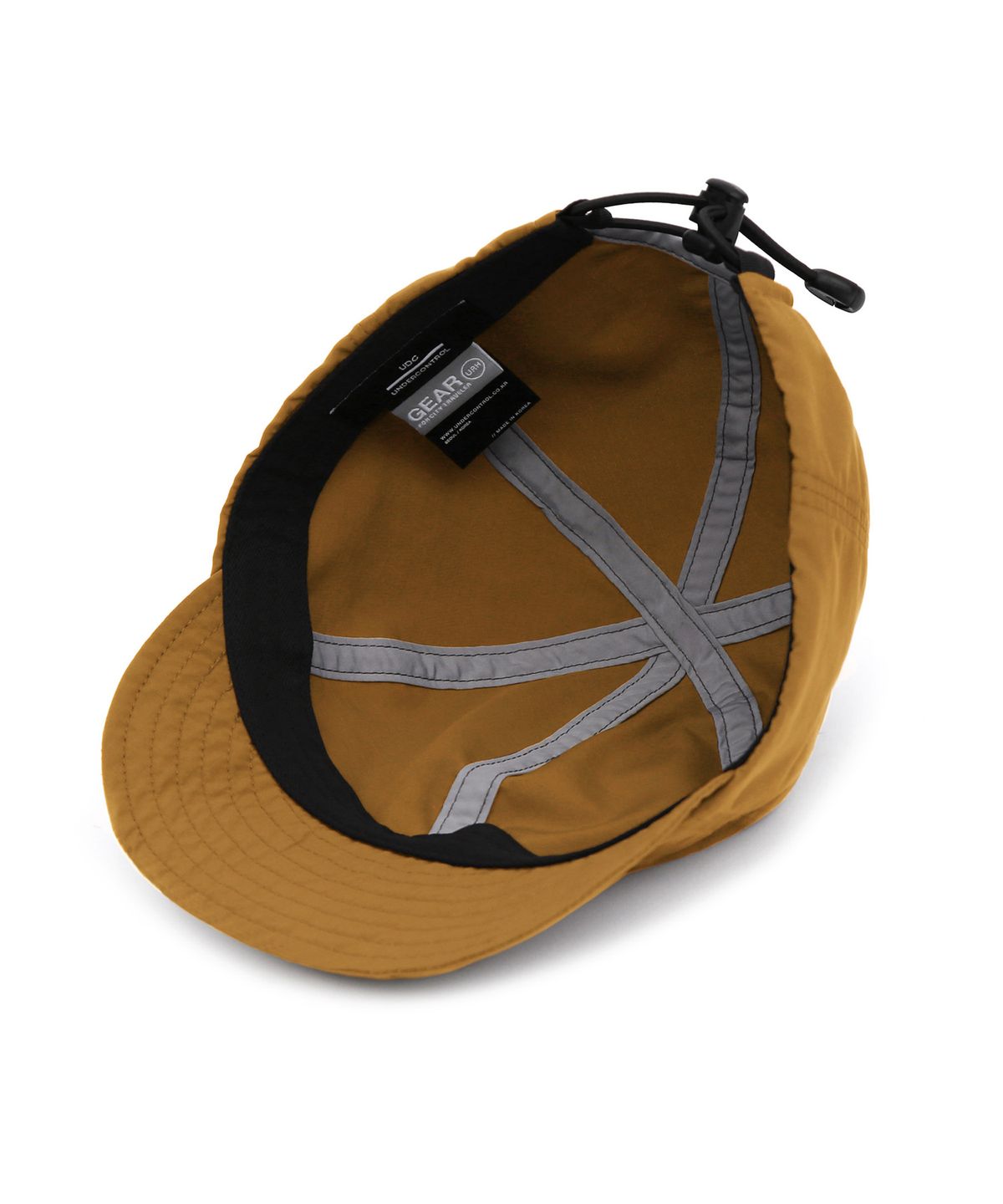 유알에이치(URH) UV차단 자외선차단 숏챙 스트링볼캡 경량 러닝 아웃도어 URH - C - 001 - SUPPLEX - C PACK - MUSTARD