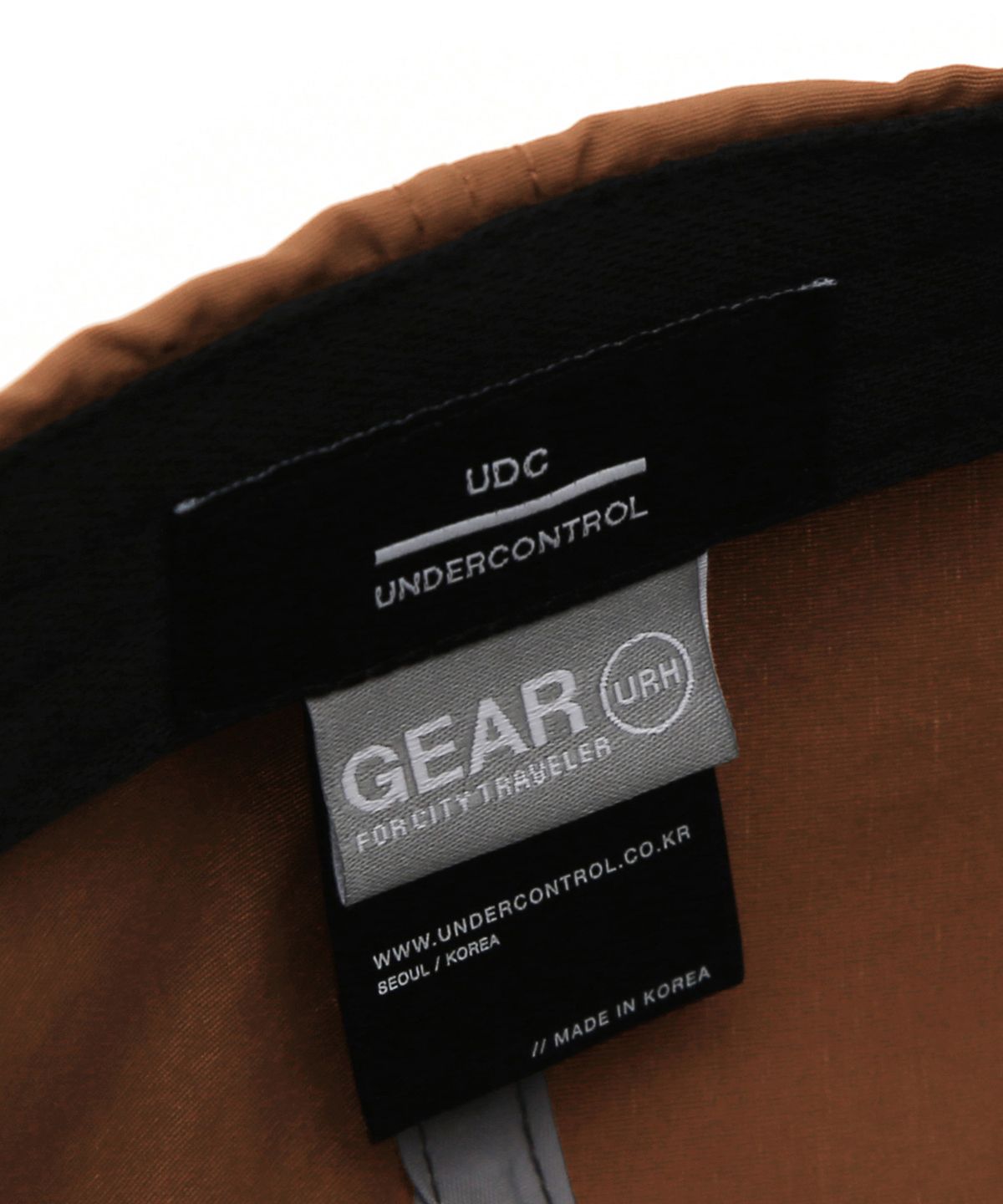 유알에이치(URH) UV차단 자외선차단 숏챙 스트링볼캡 경량 러닝 아웃도어 URH - C - 001 - SUPPLEX - C PACK - ORANGE