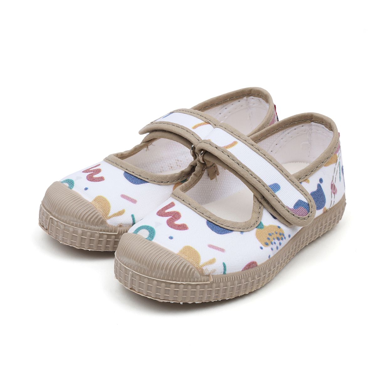 씨엔타 키즈(CIENTA KIDS) 키즈 메르세데스 벨크로 그라피코 베이지