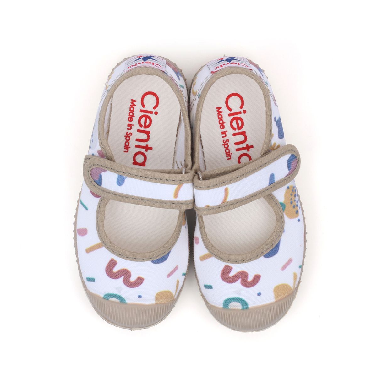 씨엔타 키즈(CIENTA KIDS) 키즈 메르세데스 벨크로 그라피코 베이지