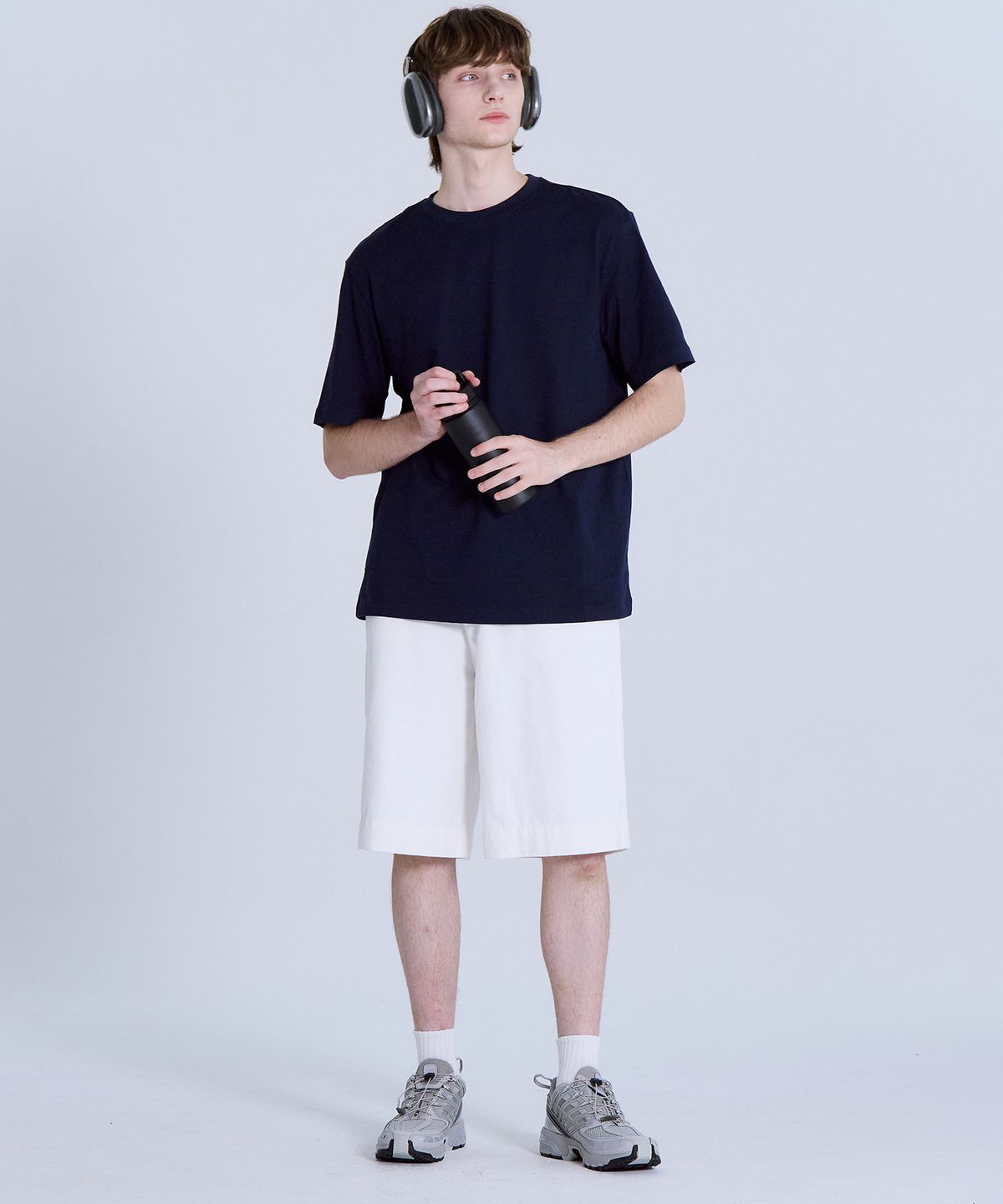 베이직하우스(BASIC HOUSE) [2PACK] UNI 릴렉스핏 라운드넥 반팔티셔츠 2팩 (4컬러) LATS0105
