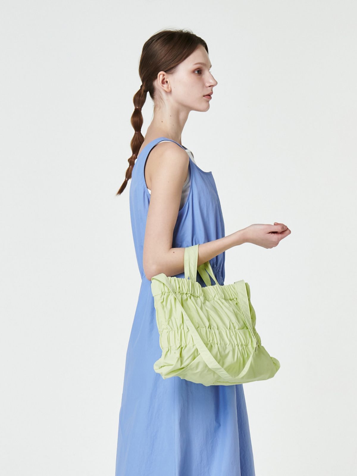 아코크(ACOC) M Tiered Cross Bag_Lime Lemon