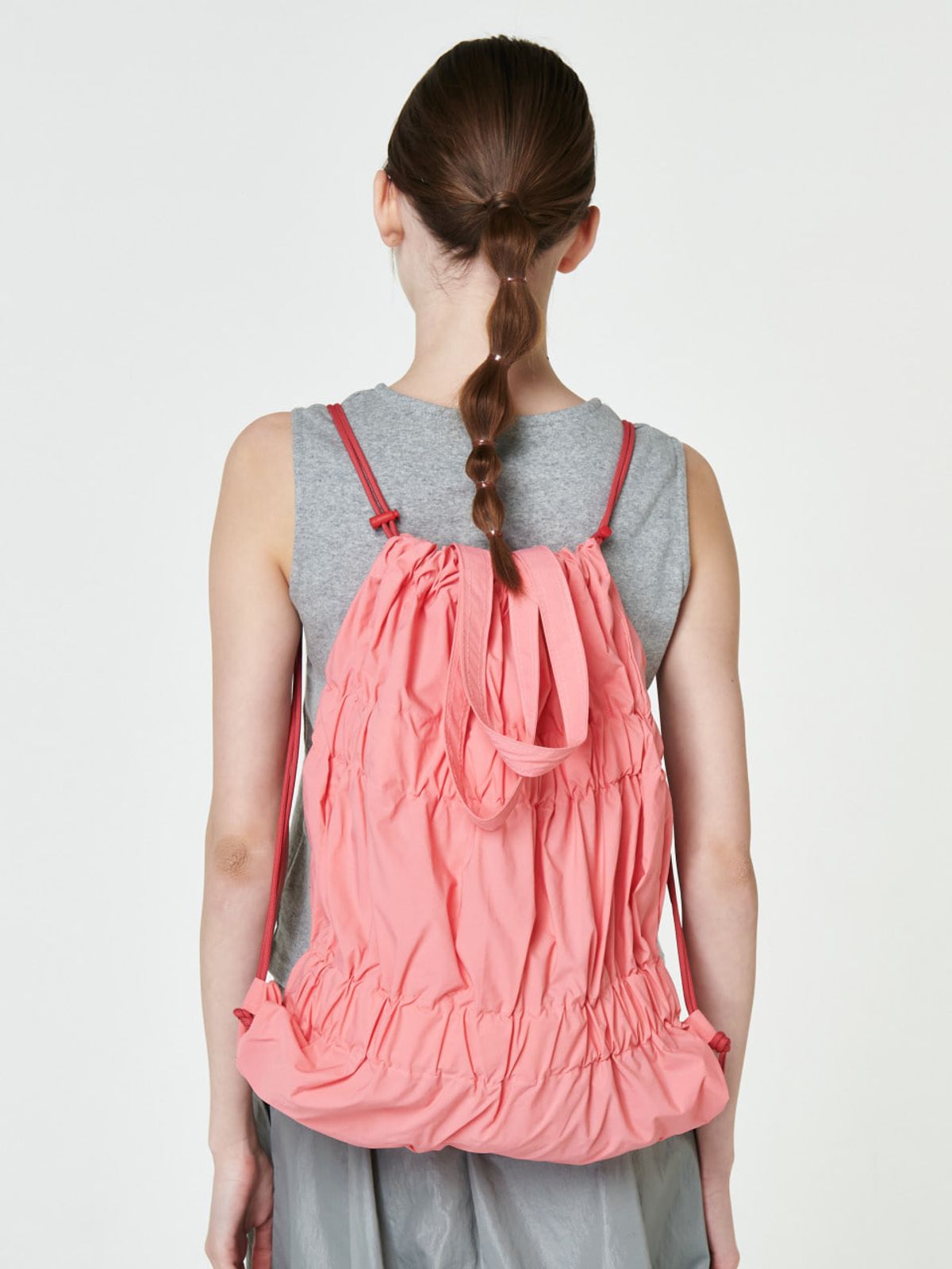 아코크(ACOC) Tiered Banding Backpack_Pink