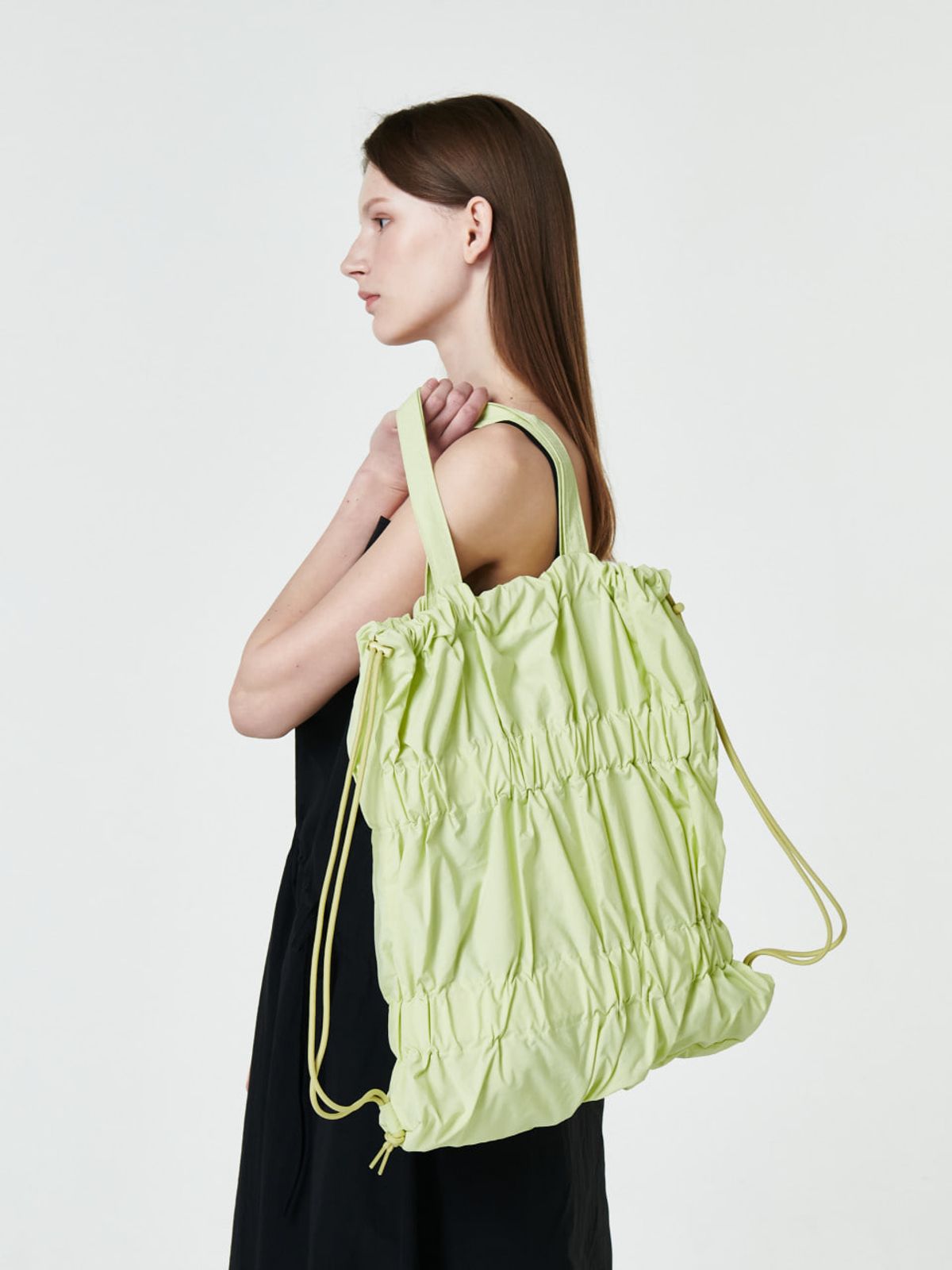 아코크(ACOC) Tiered Banding Backpack_Lime Lemon