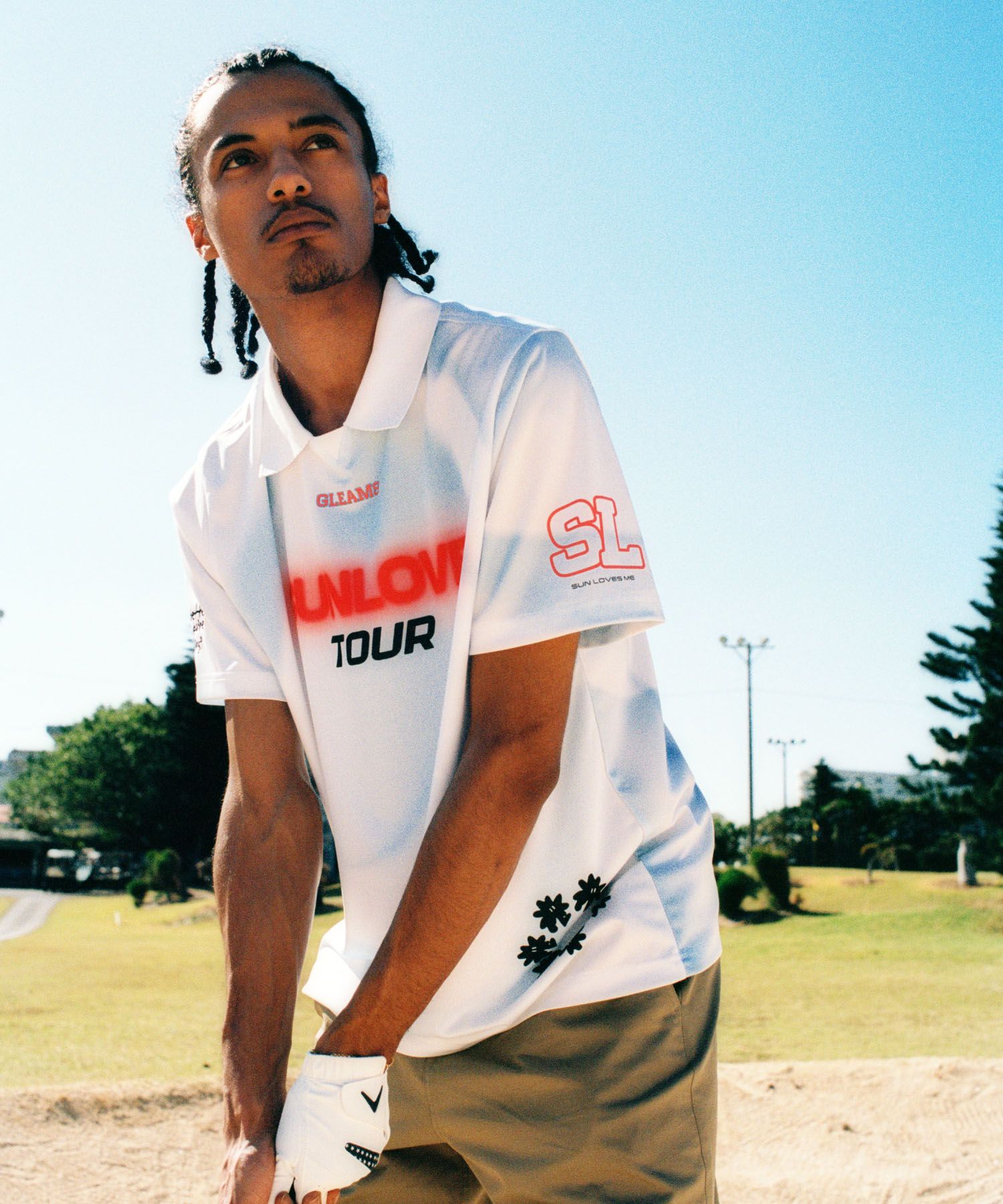 【2025 新作】 SUNLOVE | MUSINSA公式 Gleams White Jersey Golf トップス