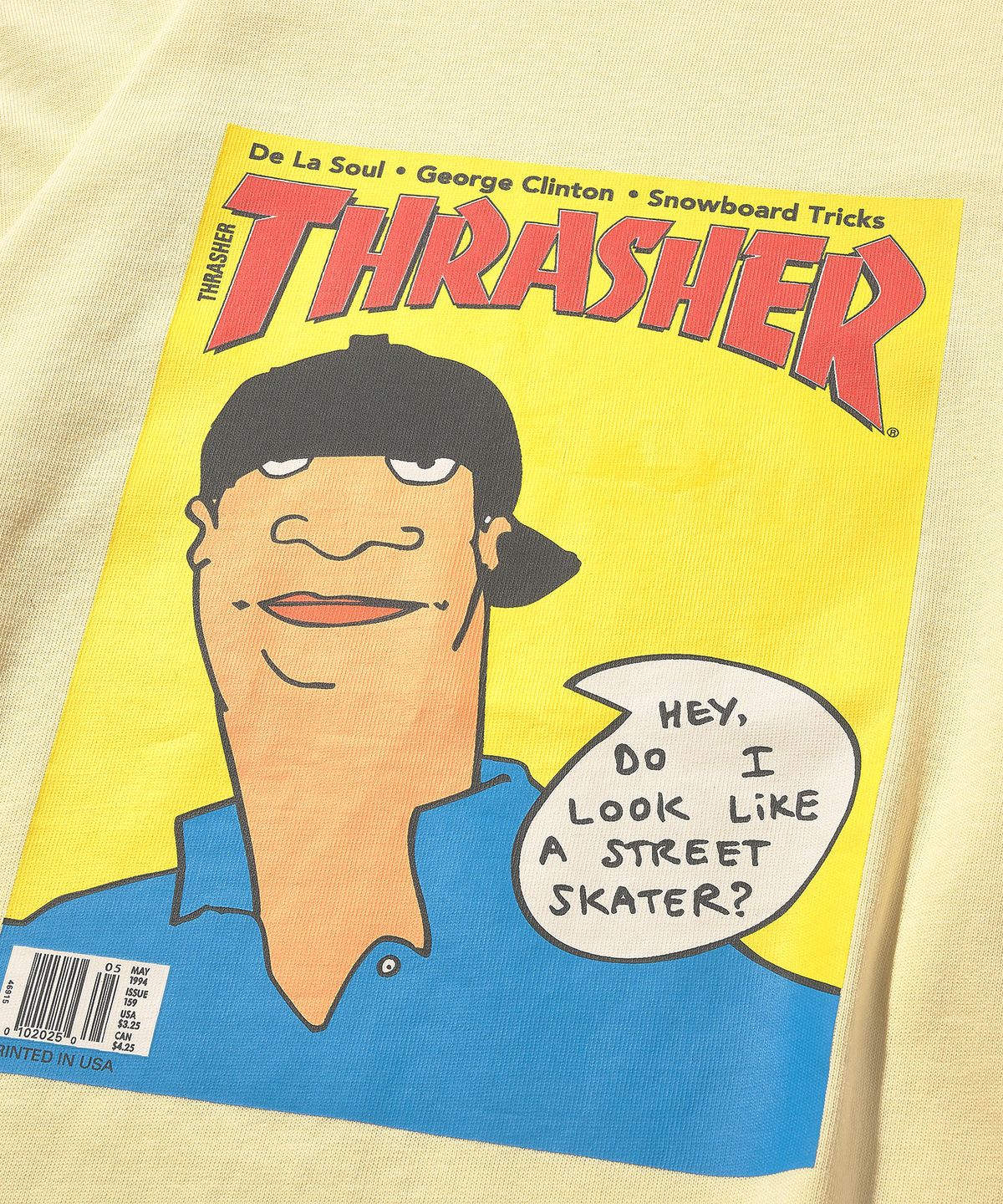 트레셔(THRASHER) 카툰 반팔 티셔츠 레몬