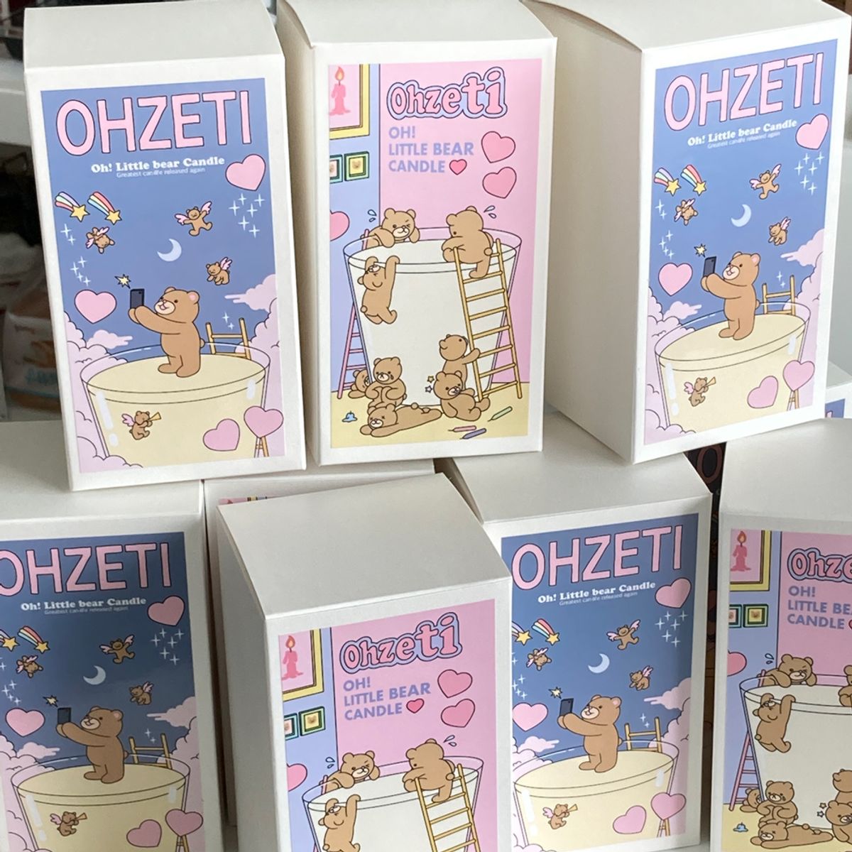 오제티캔들(OHZETI CANDLE) 리틀베어 캔들 세트