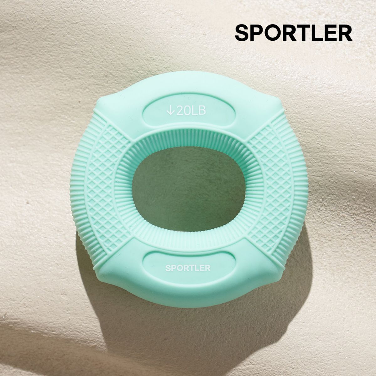 스포틀러(SPORTLER) 실리콘 악력기 듀얼 강도조절