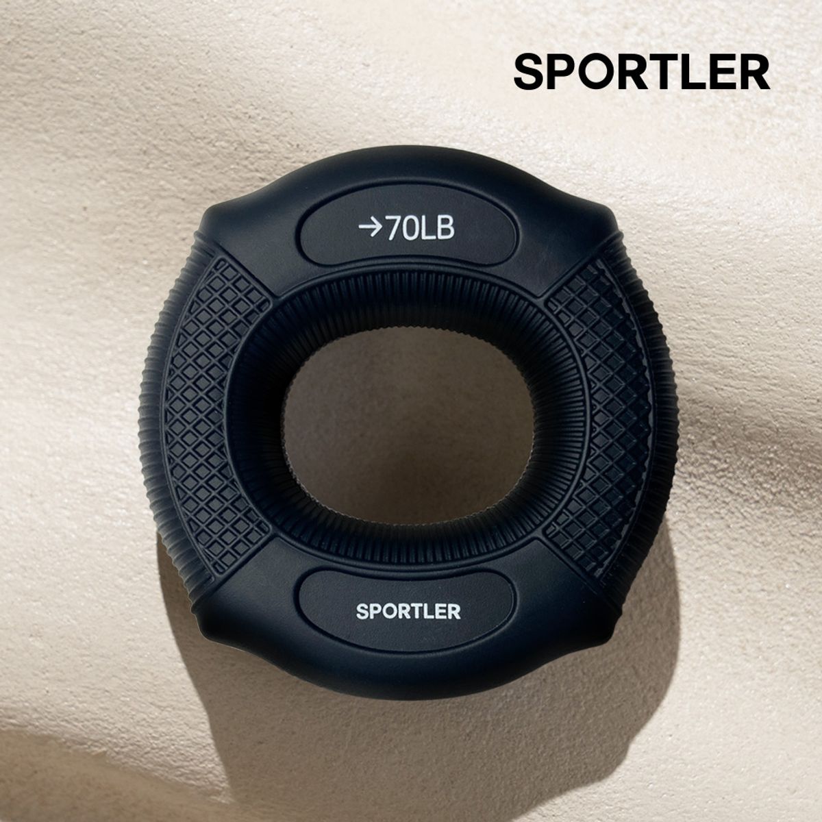 스포틀러(SPORTLER) 실리콘 악력기 듀얼 강도조절