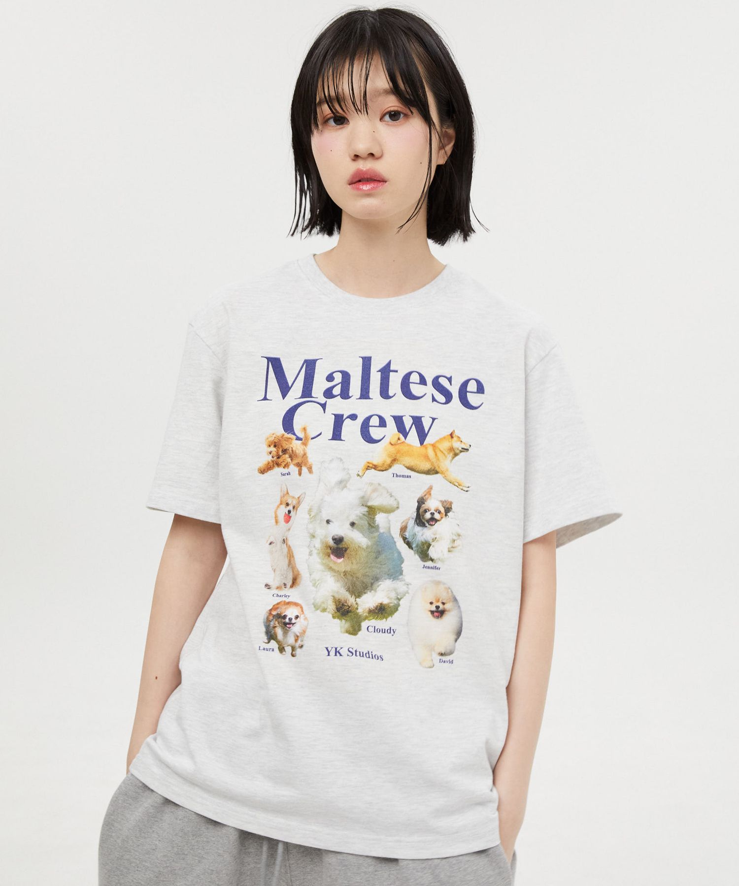 MUSINSA | EESSAY Dolphin T-Shirt - Sky Blue