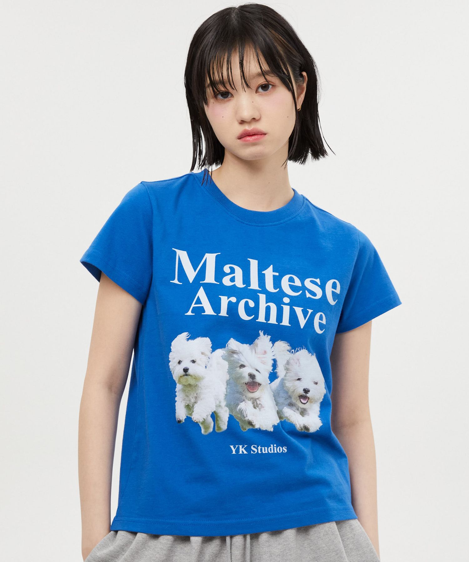 ★WAIKEI★ Maltese Archive Short Sleeve T-Shirt White YK22HS MUSINSA | WAI KEI MALTESE ARCHIVE SHORT SLEEVE T-SHIRT WHITE