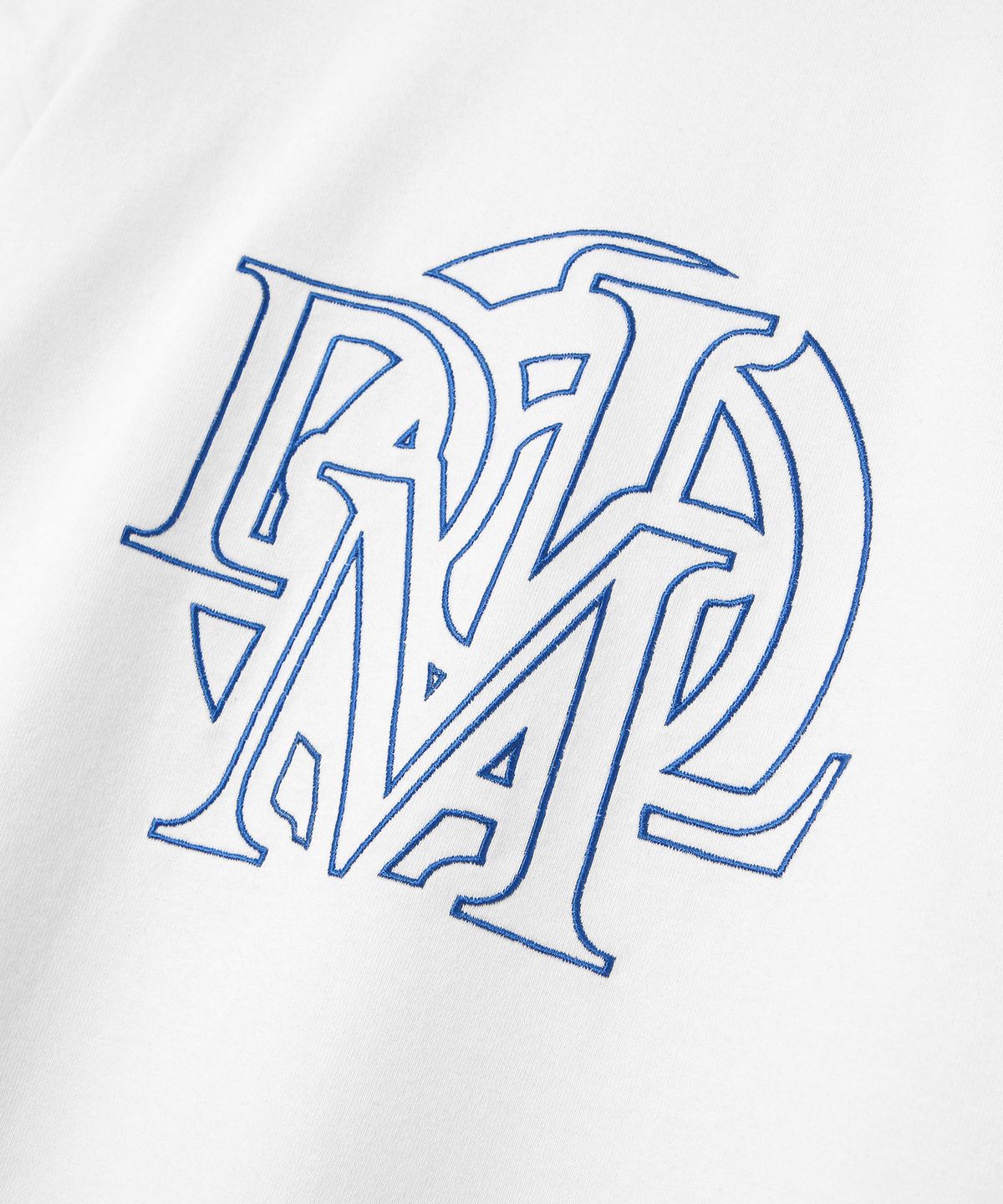 다이아몬드 레이라(DIAMOND LAYLA) DML Stitch Logo Short Sleeve T-shirt T78 White