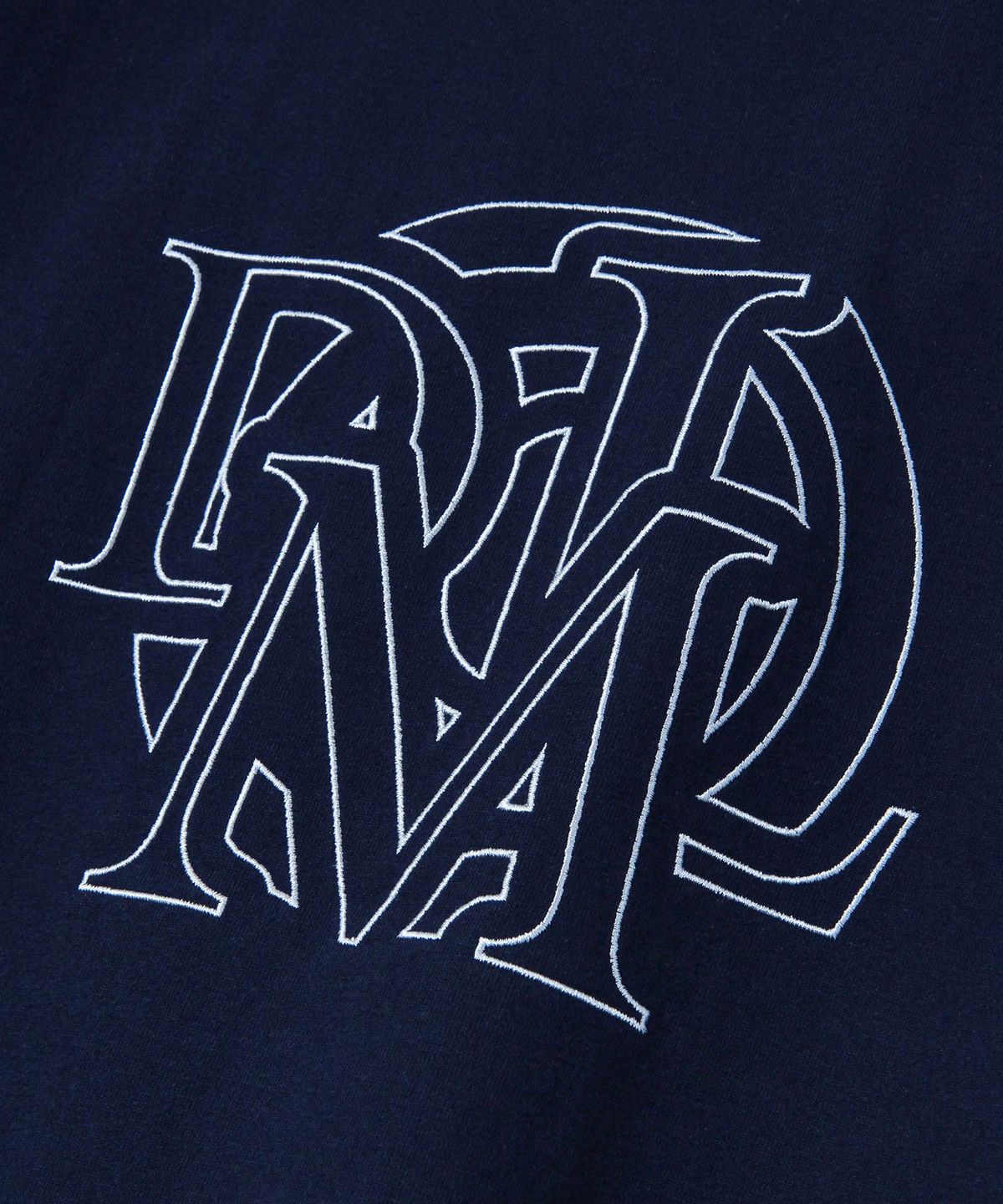 다이아몬드 레이라(DIAMOND LAYLA) DML Stitch Logo Short Sleeve T-shirt T78 Navy