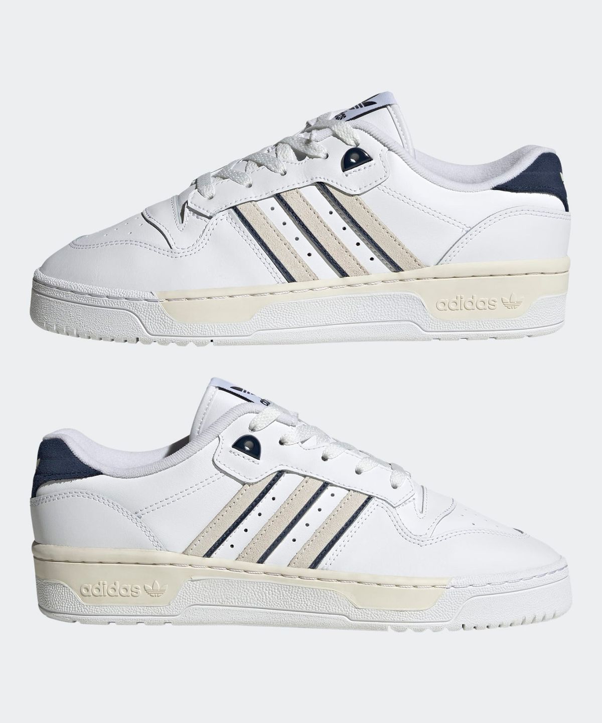 아디다스(ADIDAS) 라이벌리 로우 - 화이트:네이비 / IE4746