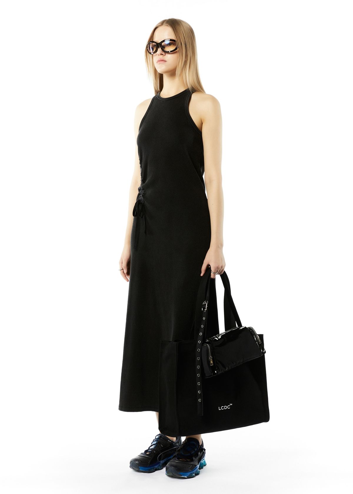 엘씨디씨티엠(LCDC™) DRAWSTRING TANK DRESS